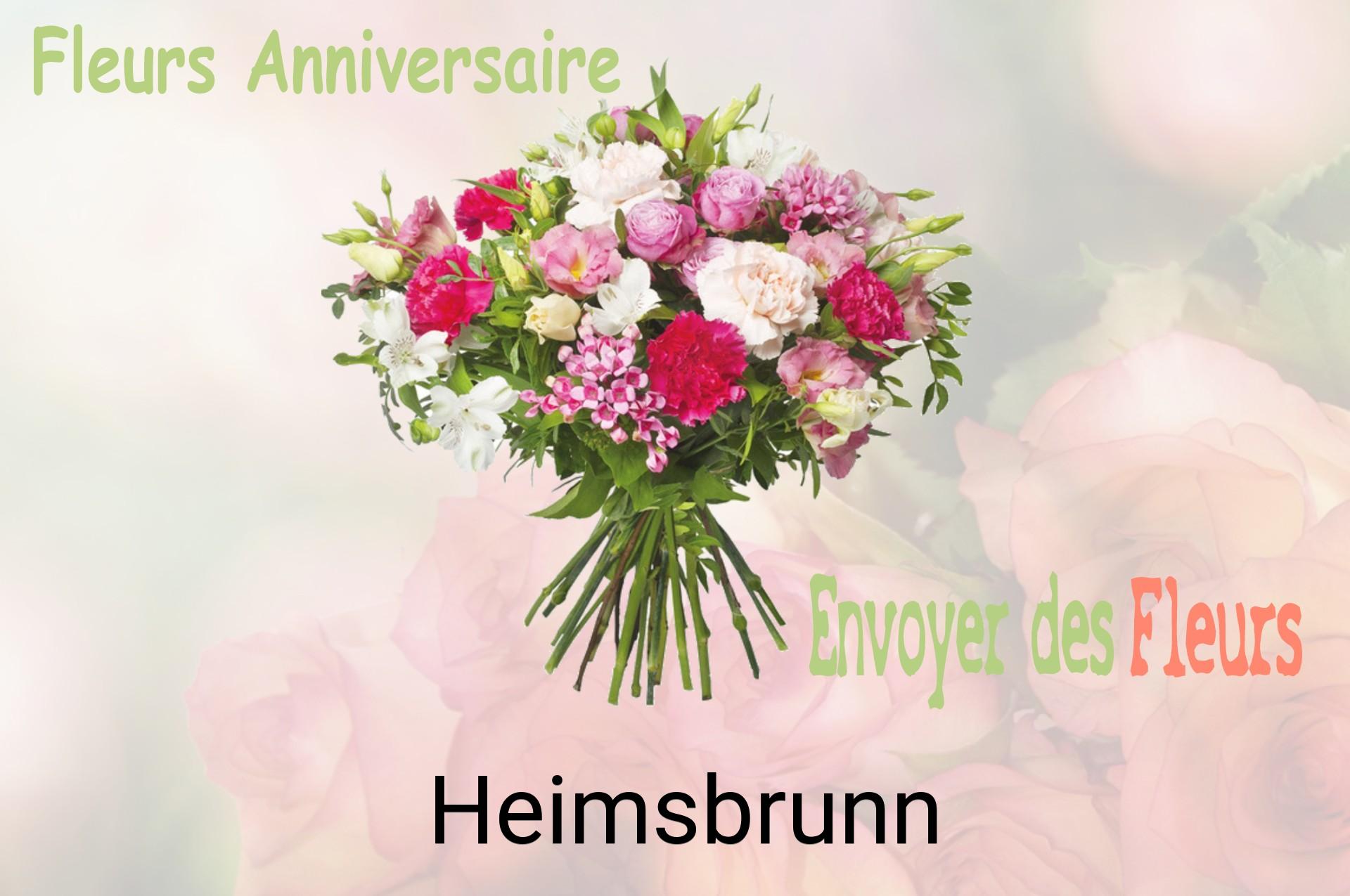 Bouquet de fleurs d’anniversaire livré à Heimsbrunn